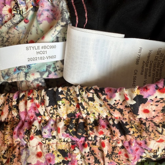 J.Crew Paddle Board Shorts Watercolor Floral Drawstring Pocket Women's XL BC990 - Picture 3 of 6